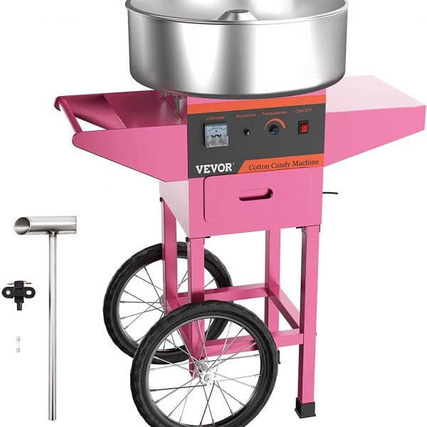 Cotton Candy Machine with Cart Commercial Floss Maker