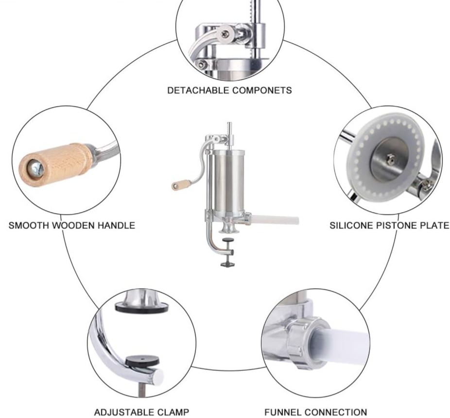 Homemade Sausage Stuffer (2.5LBS VERTICAL)